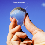 Il nuovo packaging per l’acqua si mangia