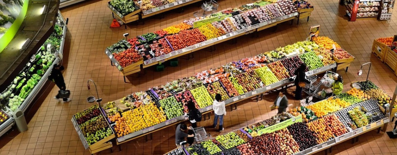 sacchetti in plastica per alimenti