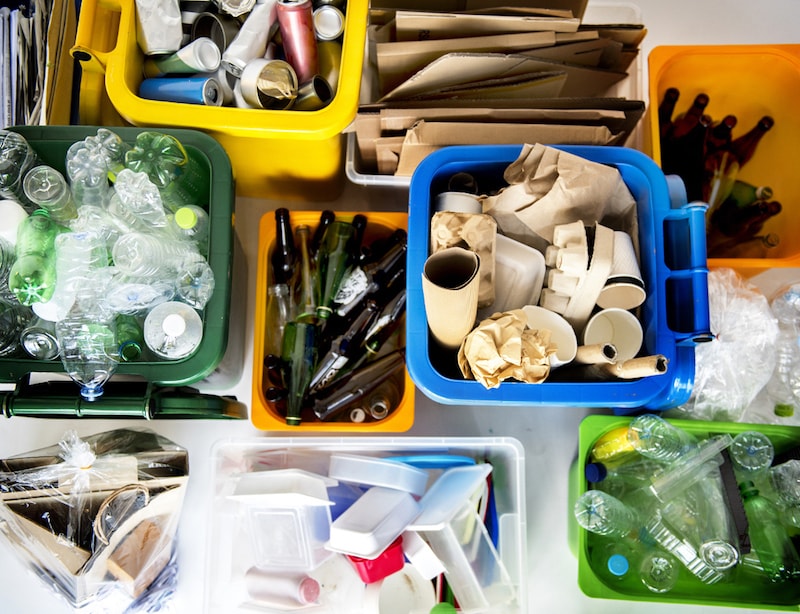 diminuire i contenitori monouso in plastica