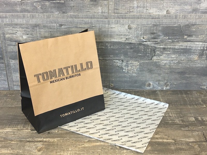 buste e carte per food and beverage personalizzabili