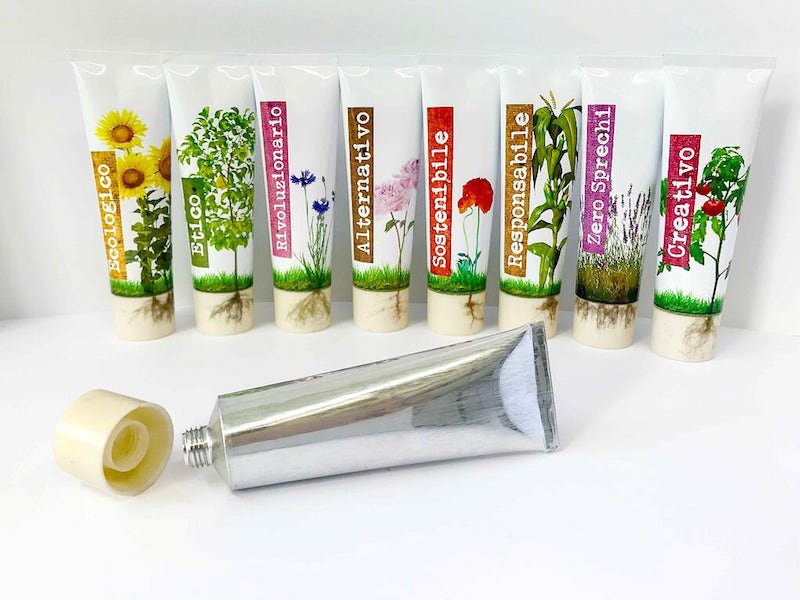 To be Natural il tubeltto in alluminio con tappo compostabile