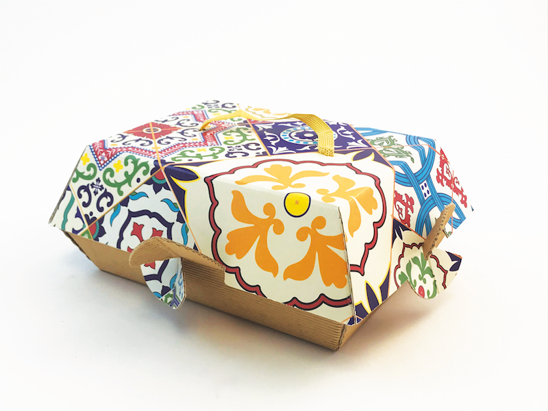 packaging persobalizzato per pasticceria Bombonette: il portapaste