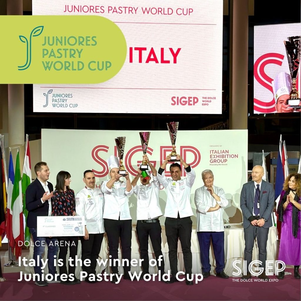 premiazione campionato mondiale di pasticceria juniores - SIGEP 2023