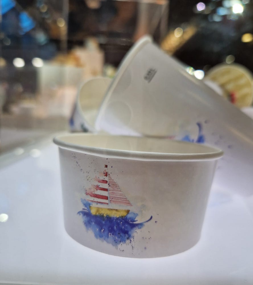 coppa gelato in carta cartoprint a siepe 2024