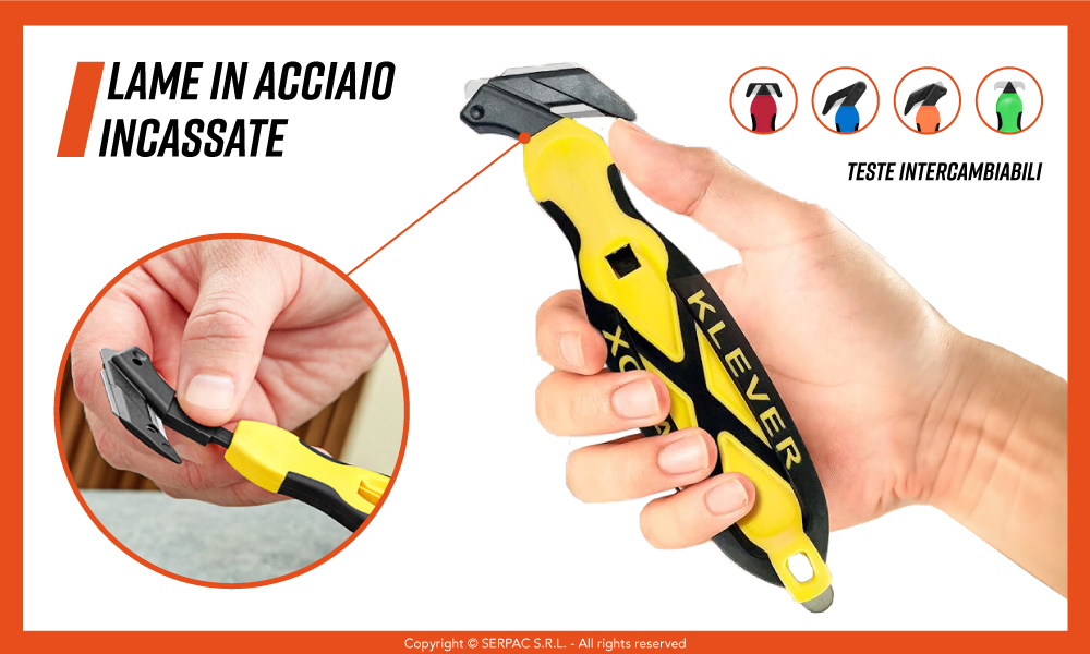 Cutter con teste intercambiabile azienda SERPAC