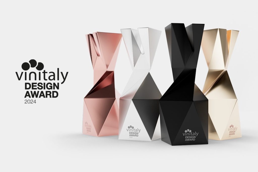 Vinitaly Design Award 2024 grafica del premio al packaging del vino