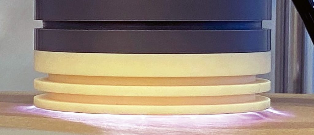 Scarica a scorrimento volumetrico su carta riciclata - Fonte Istituto Fraunhofer per l'ingegneria delle superfici e i film sottili IST