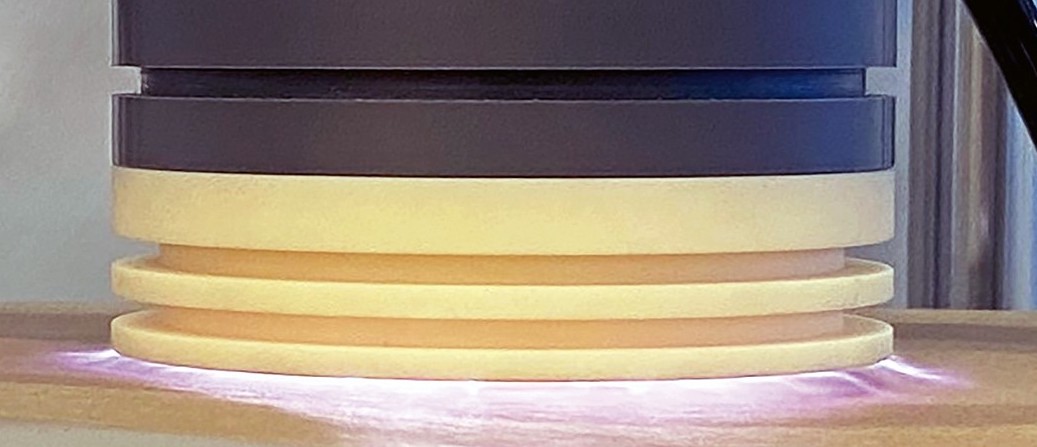 Scarica a scorrimento volumetrico su carta riciclata - Fonte Istituto Fraunhofer per l'ingegneria delle superfici e i film sottili IST
