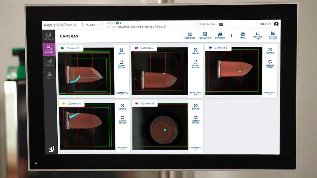 AI per controllo qualità dei rossetti sviluppato da SEA VISION