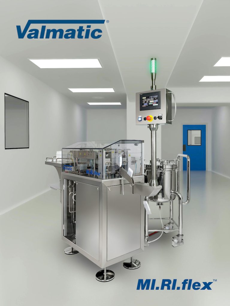 Mi.Ri.Flex™ di Valmatic macchina per riempimento, sigillatura e tranciatura verticale di contenitori e fiale