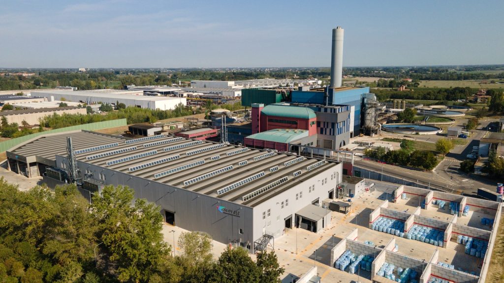 Aliplast impianto a Modena veduta aerea 